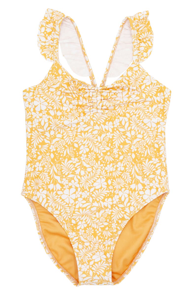 Feather 4 Arrow Kids' In a Cinch One-Piece Swimsuit, Main, color, 