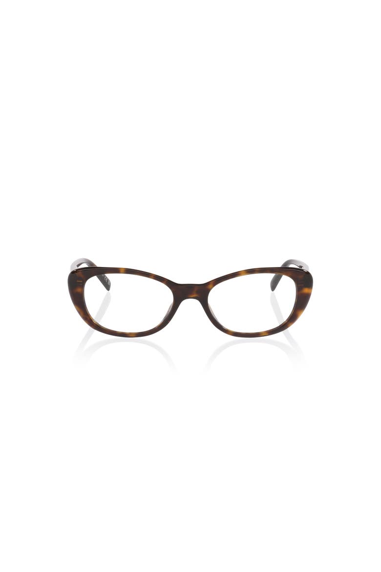 52mm Cat Eye optical glasses, Alternate, color, Tortoise