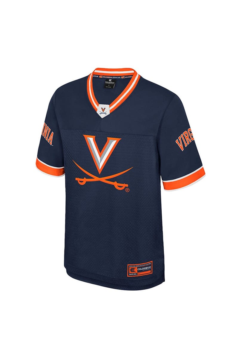 COLOSSEUM Men's Colosseum  Navy Virginia Cavaliers Nothing But The Hits Football Jersey, Alternate, color, 