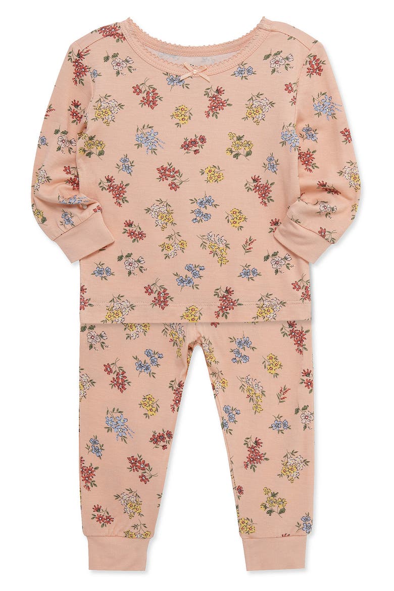 Kids' 4-Piece Pajama Set, Alternate, color, FLORAL