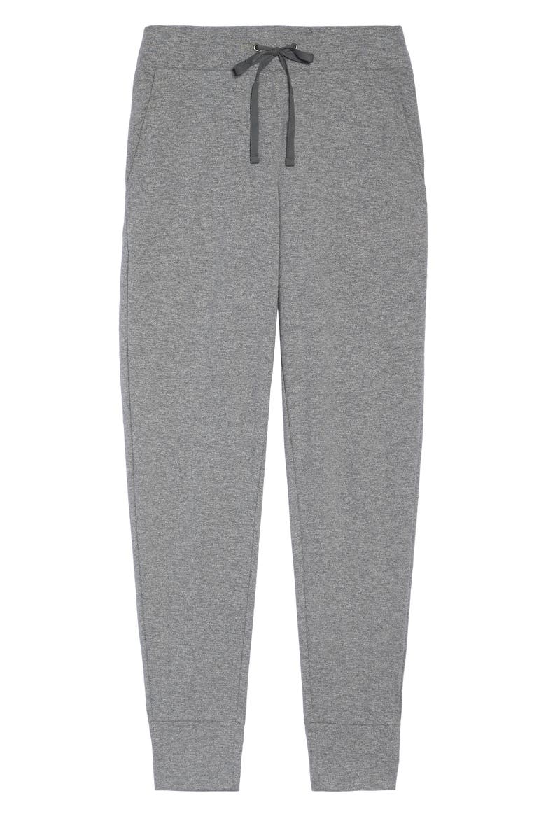 Clementine Cotton Sweatpants, Alternate, color, GREY HEATHER