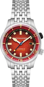 SPINNAKER Bradner Automatic Bracelet Watch, 42mm