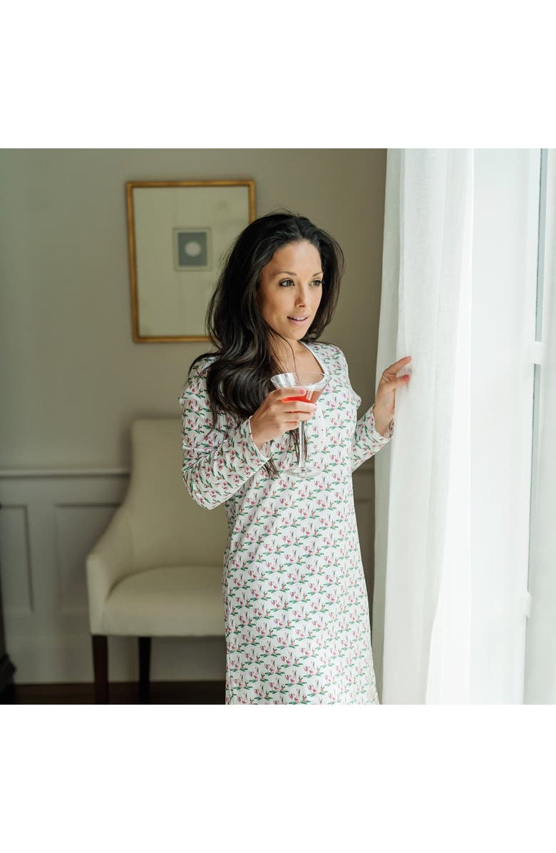 Lila and Hayes Ann Women's Longsleeve Nightgown, Alternate, color, 