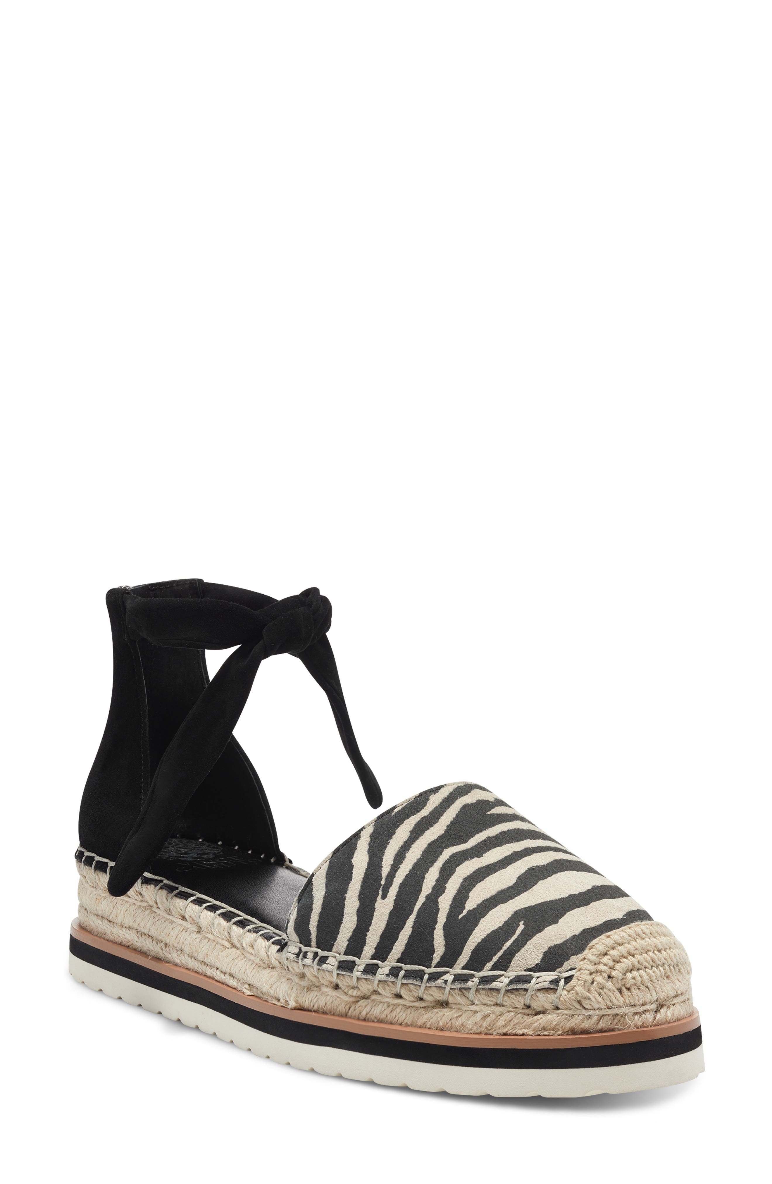 Vince Camuto Binadee Ankle Tie Platform Espadrille, Main, color, 