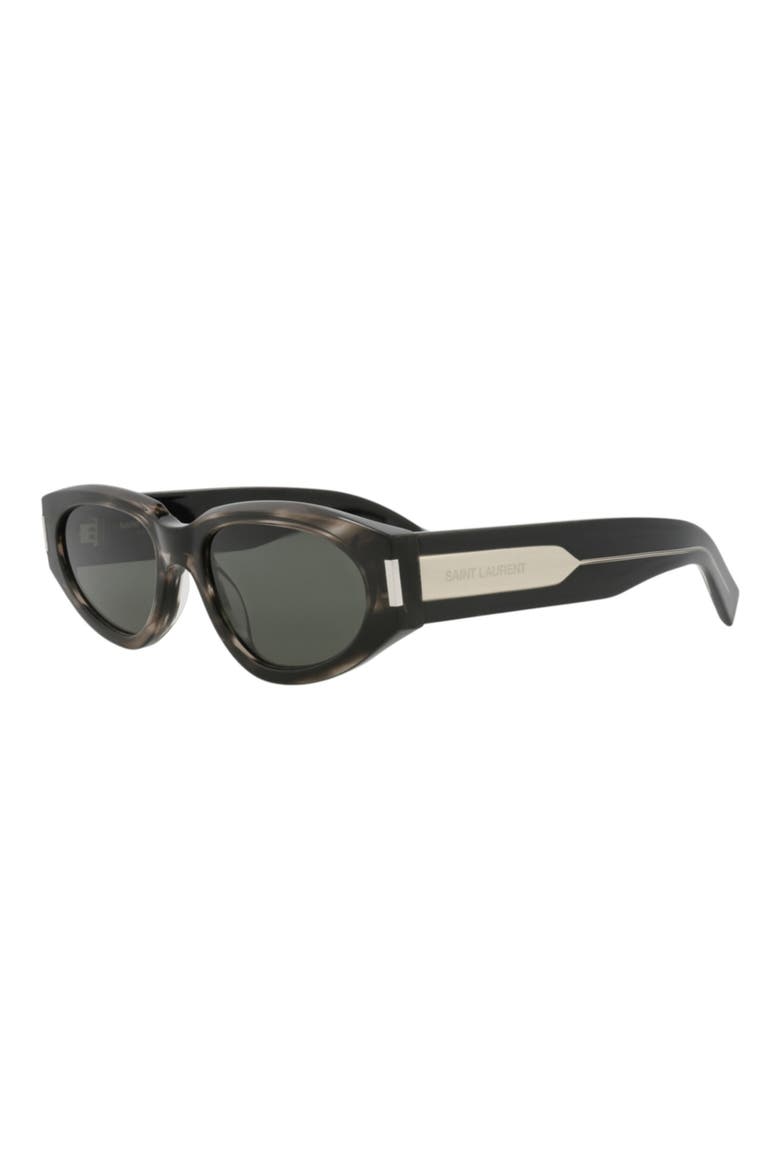 56mm Oval Sunglasses, Alternate, color, HAVANA CRYSTAL GREY
