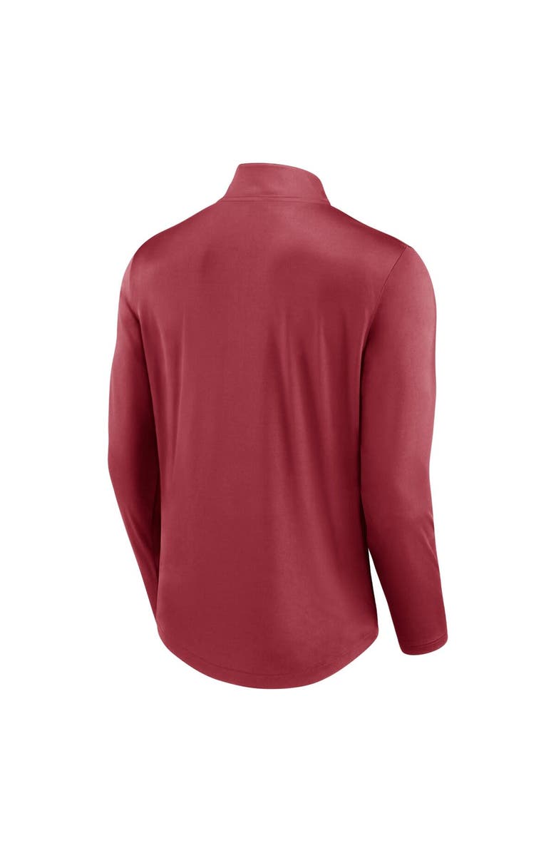 FANATICS Men's Fanatics Branded Cardinal Arizona Cardinals Quarterback Quarter-Zip Top, Alternate, color, Cardinal