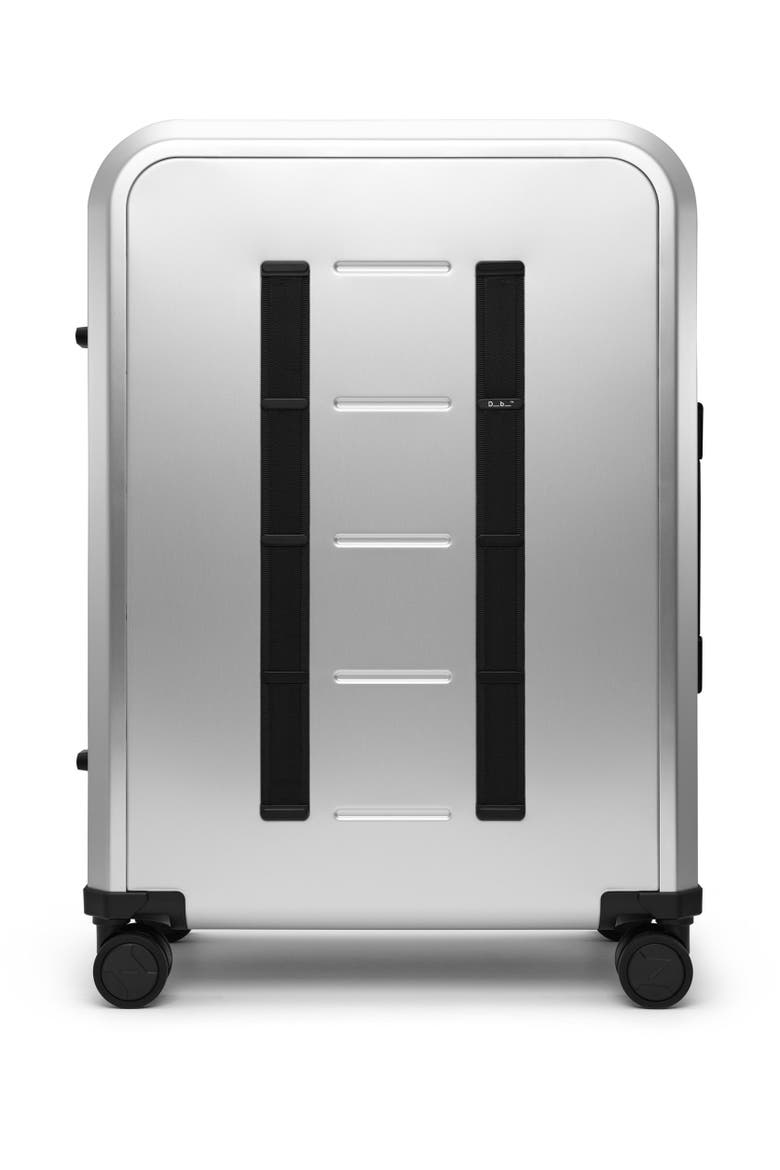 Ramverk Alu 30" Large Checked Spinner Luggage, Alternate, color, Silver / Onyx