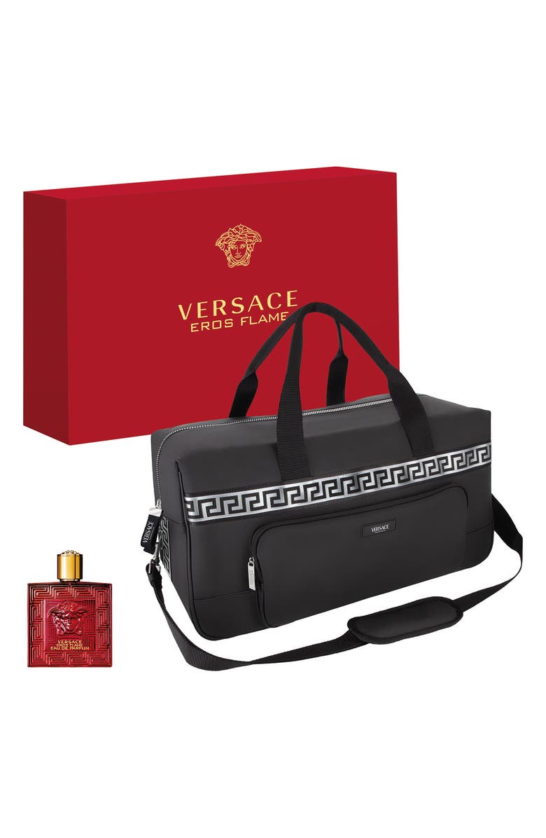Versace Eros Flame Eau de Parfum & Cooler Bag $155 Value, Main, color, 