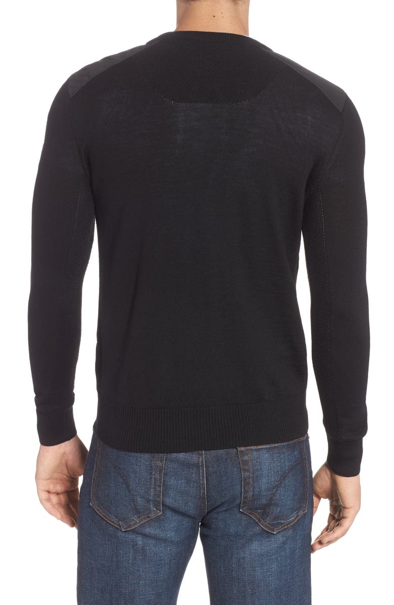 Canada Goose McLeod V-Neck Regular Fit Merino Wool Sweater, Alternate, color,