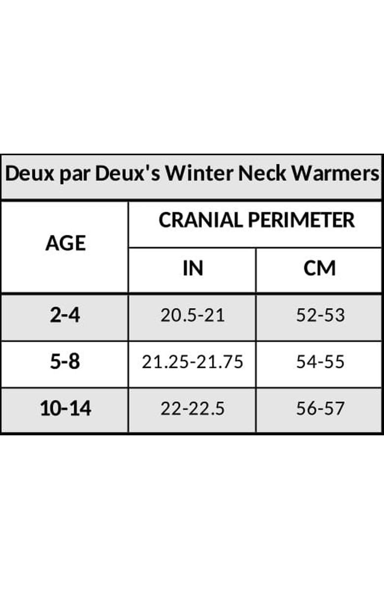 Deux par Deux Kids Gender Inclusive Polar Fleece and Knit Neckwarmer, Alternate, color, Black
