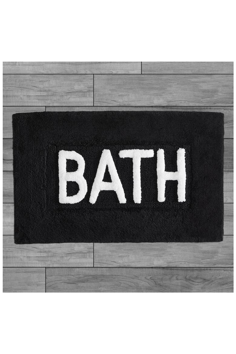 Bath Mat, Alternate, color, BLACK