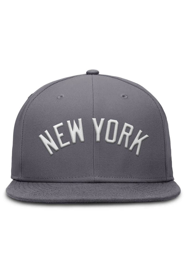 Men's Nike Gray New York Yankees Performance True Fitted Hat, Alternate, color, Gray