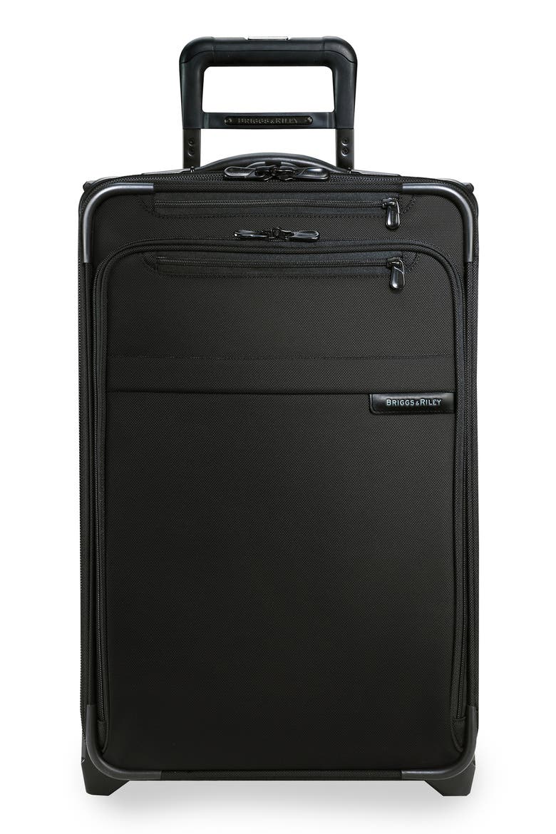Baseline 22-Inch Expandable Wheeled Carry-On, Main, color, BLACK