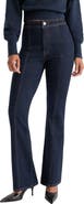 Good American Good Petite Seamed High Waist Bootcut Jeans