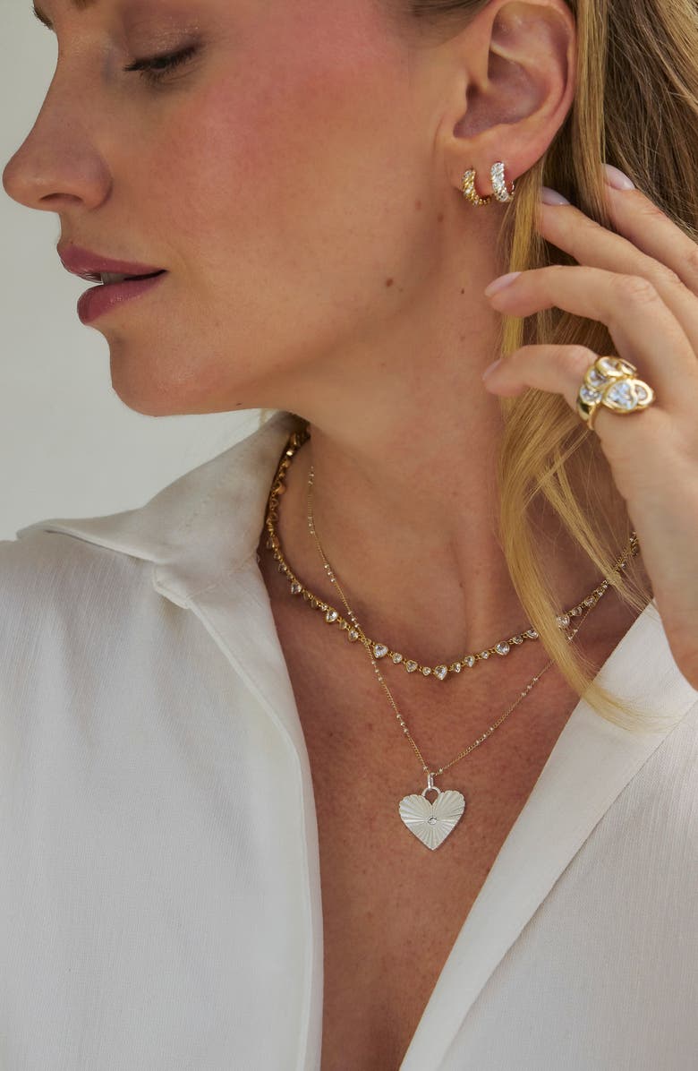 MIRANDA FRYE Dahlia Huggie Hoop Earrings, Alternate, color, Gold