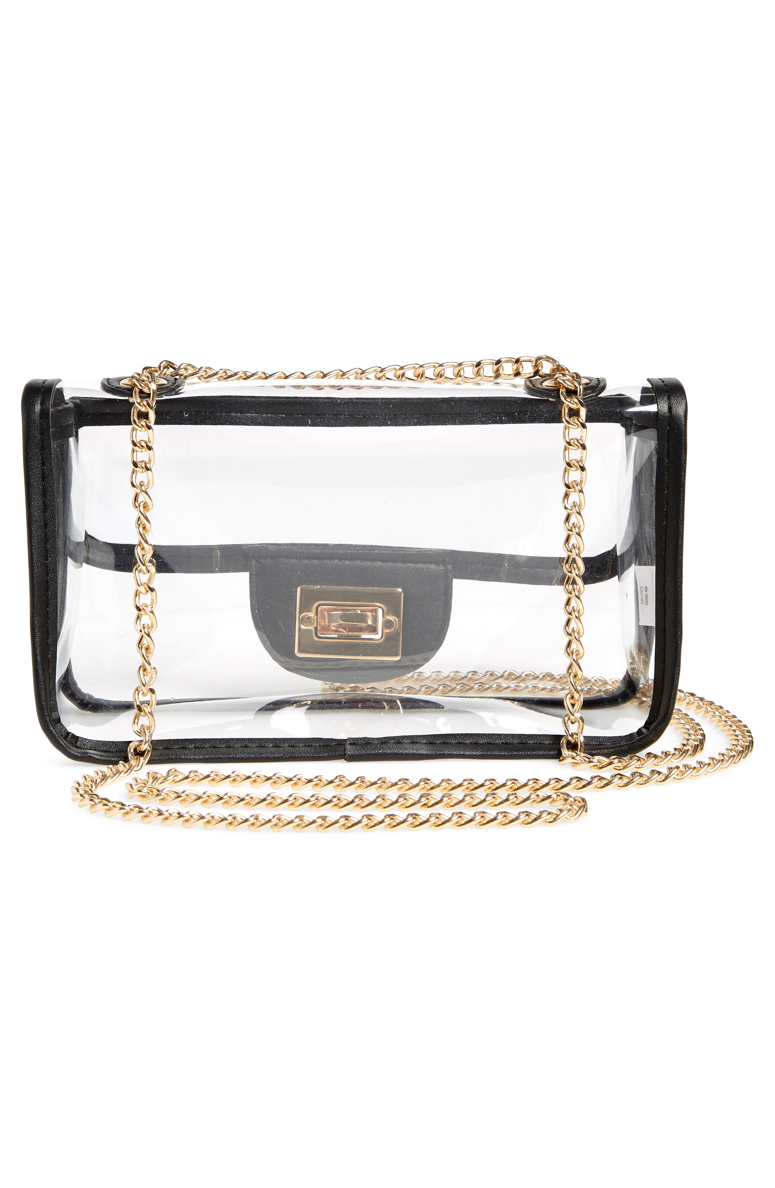 Jane & Berry Transparent Crossbody Bag, Alternate, color, 