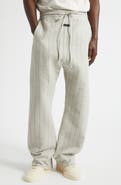 Fear of God Stripe Baseball Flare Leg Wool Blend Pants