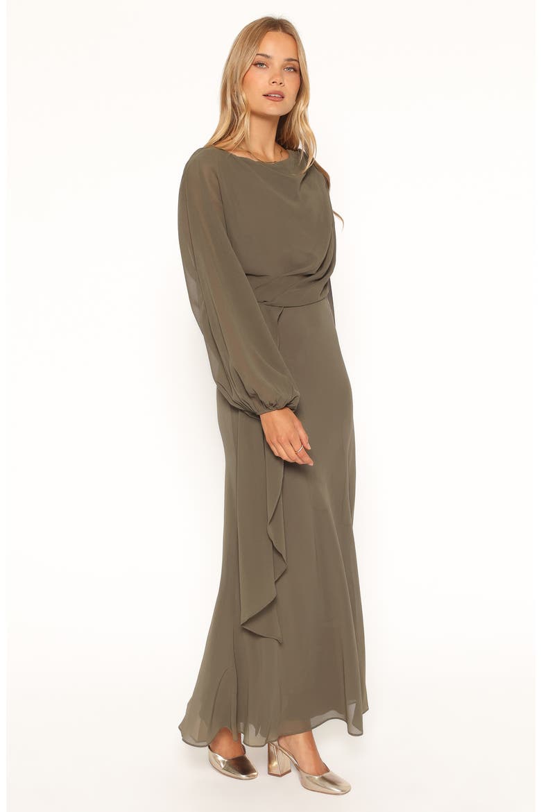 Arnica Maxi Dress, Alternate, color, OLIVE GREEN