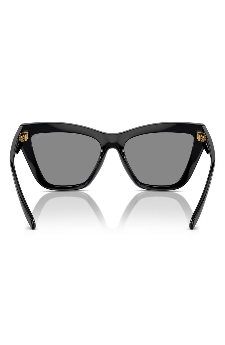 Michael Kors Dubai 57mm Cat Eye Sunglasses, Alternate, color, Black / Dark Grey Solid