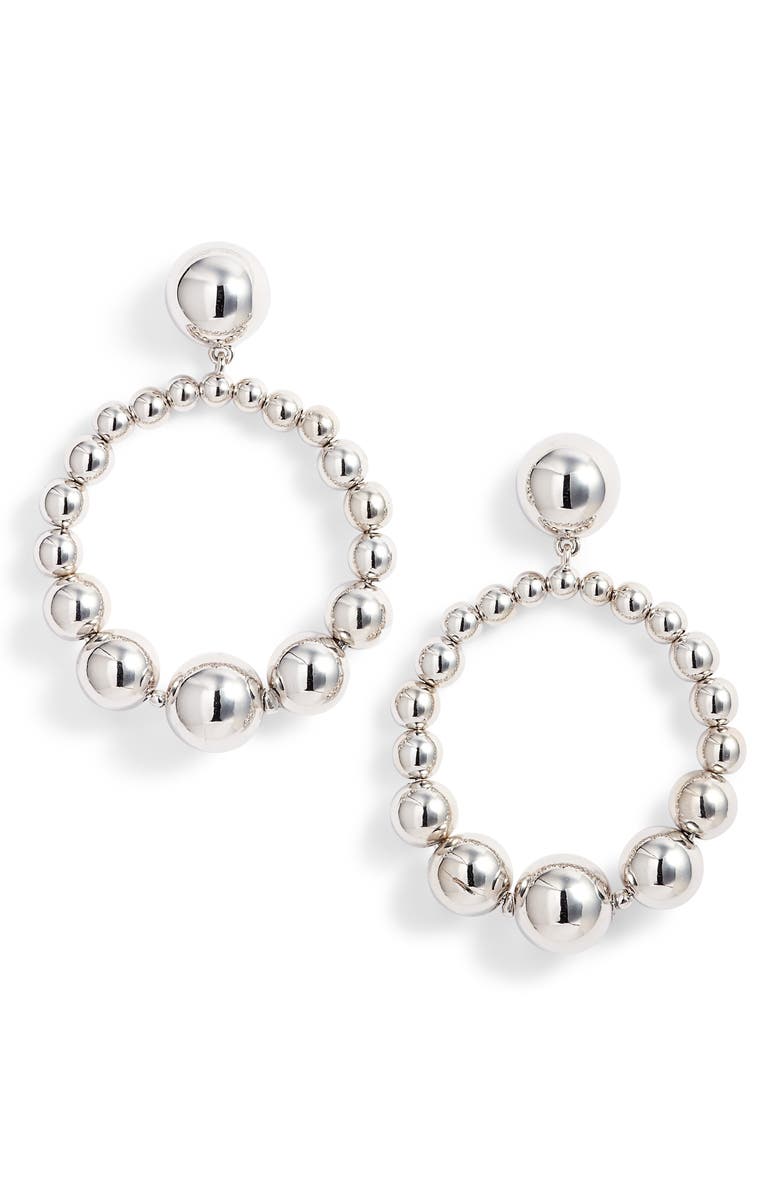 Kate Spade New York light up the room hoop earrings, Main, color,