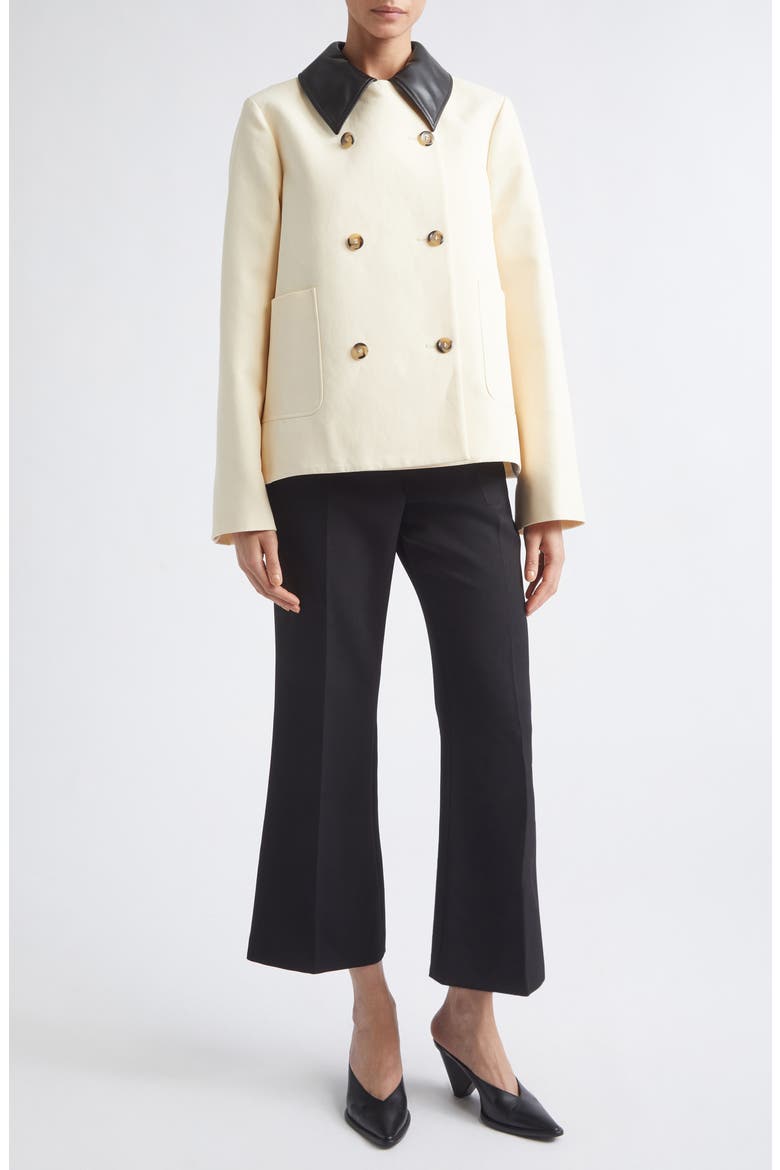 Harburg Double Breasted Jacket, Alternate, color, OPAL