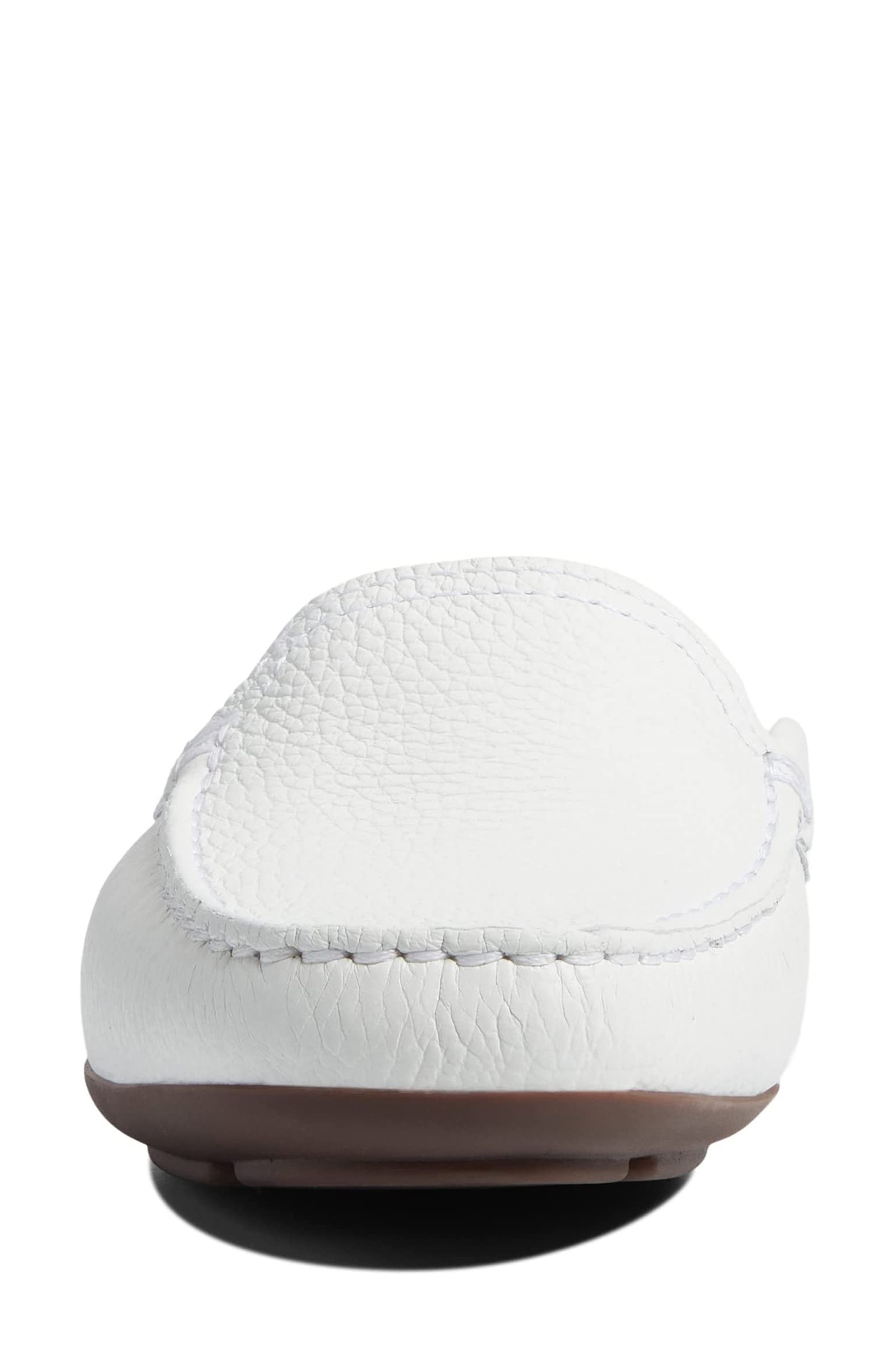 Briarwood Court Leather Mule, Alternate, color, WHITE GRAINY