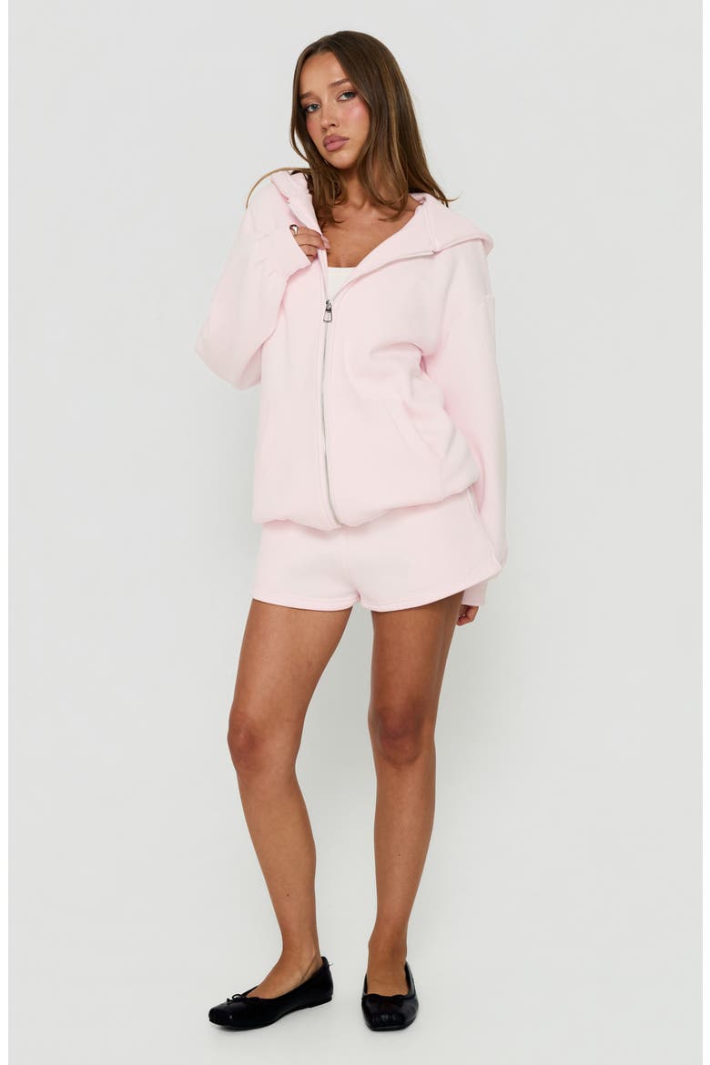 Peytan Full Zip Hoodie, Alternate, color, PINK
