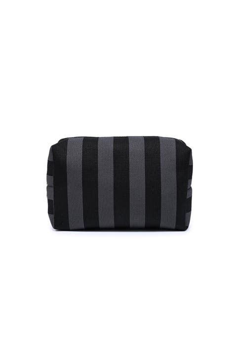 Essential Stripe Cosmetic & Travel Organizer Pouch