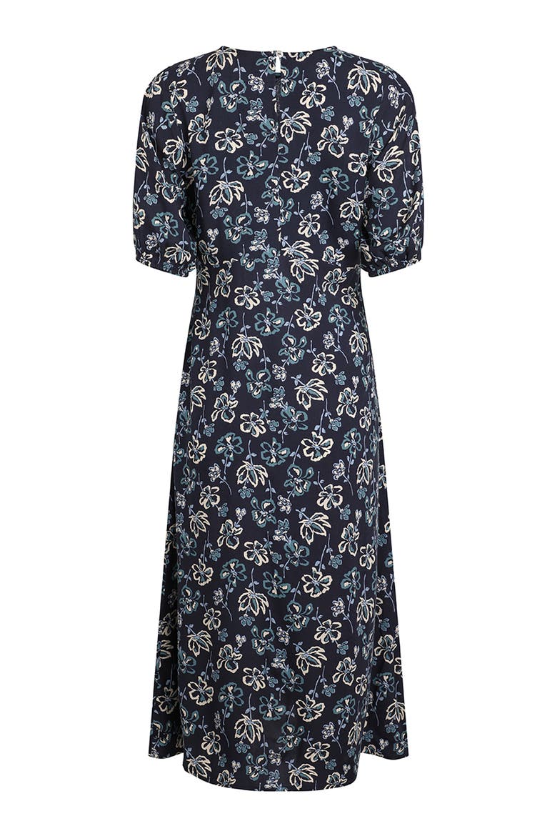Everly Printed Dress, Alternate, color, Black Iris