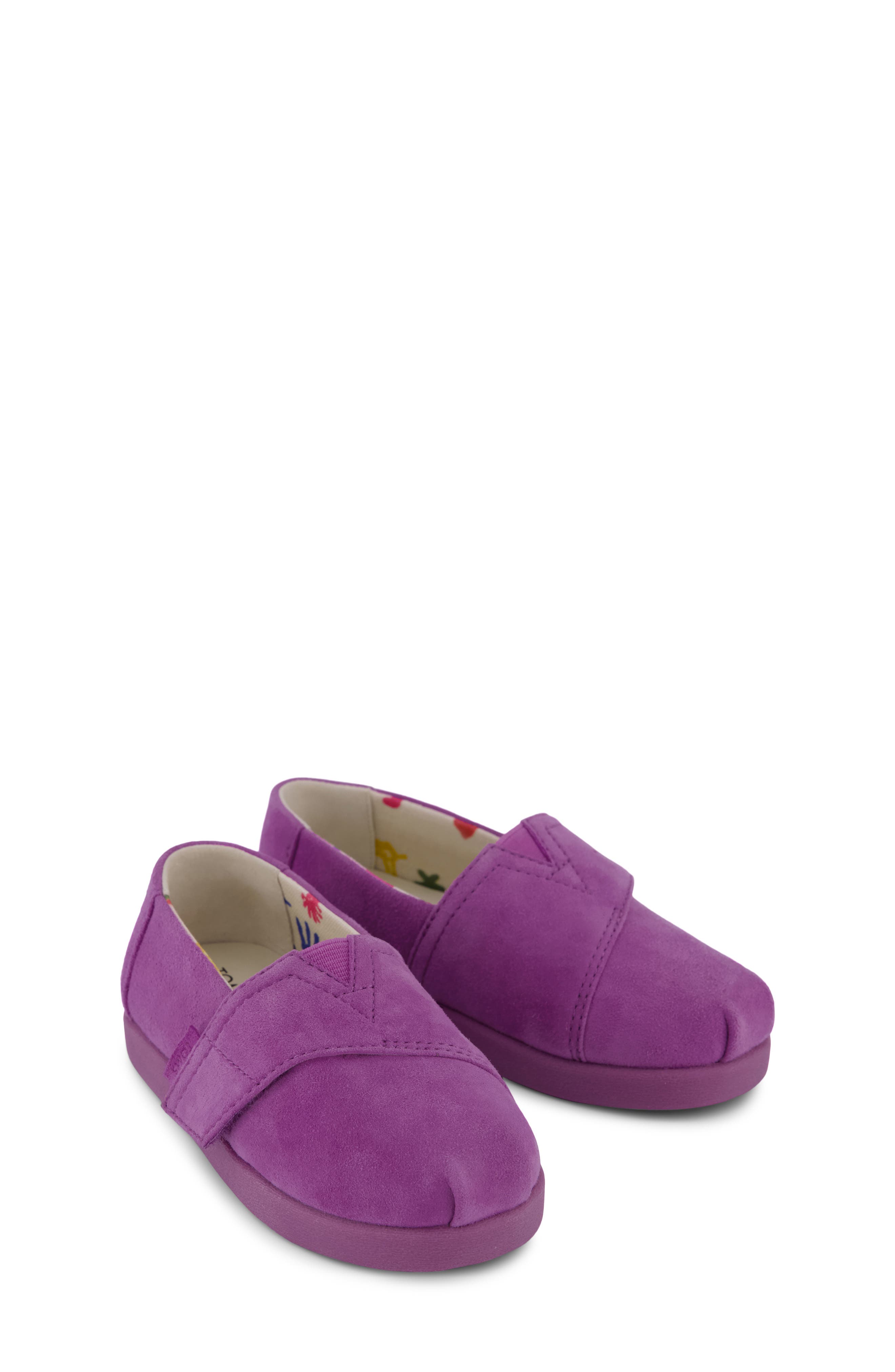 TOMS x Jamie Mizrahi Kids' Alp FWD Water Repellent Suede Slip-On Espadrille, Alternate, color, 