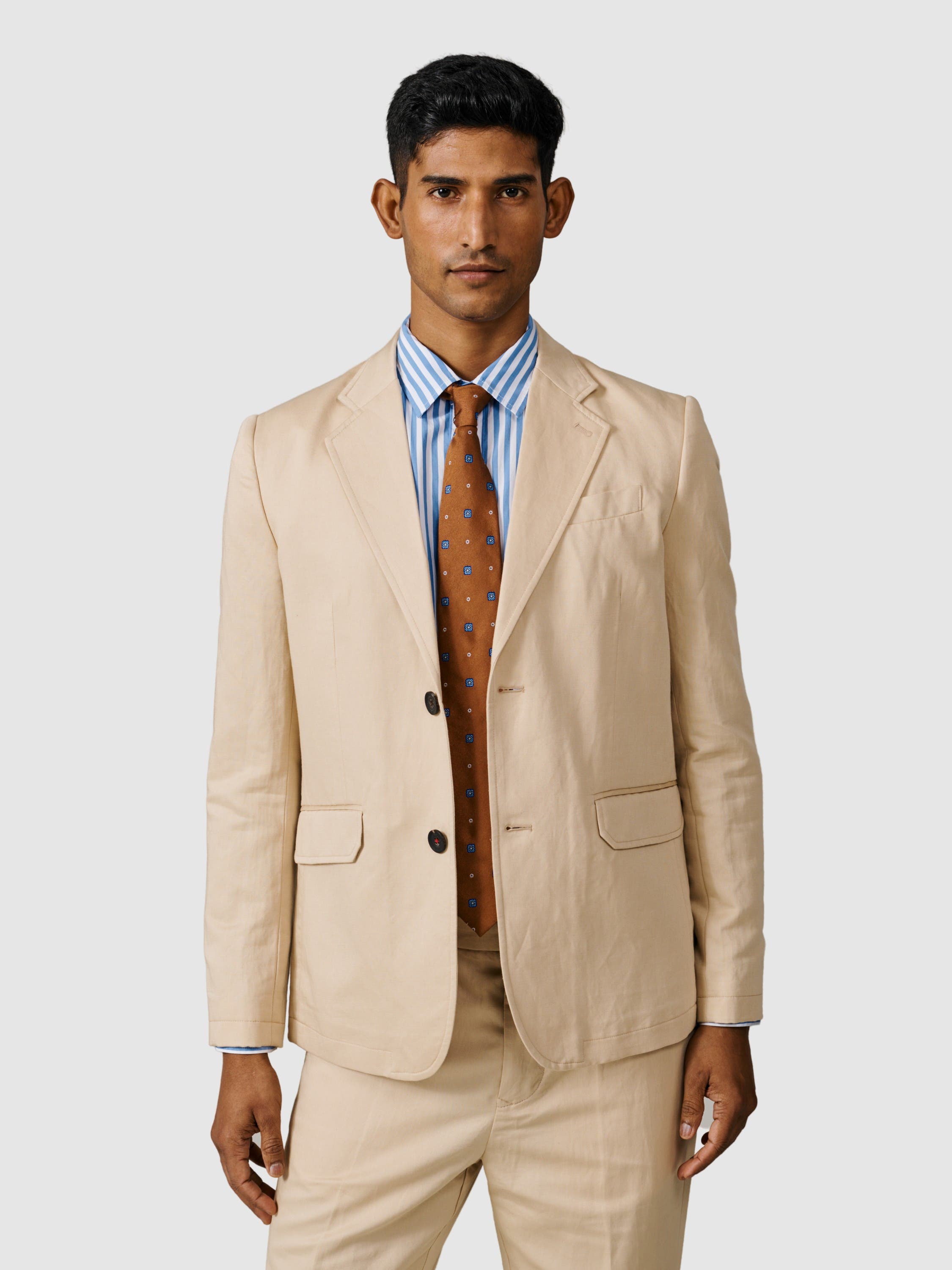 Pasmore Tailored Linen Blend Blazer - image 3