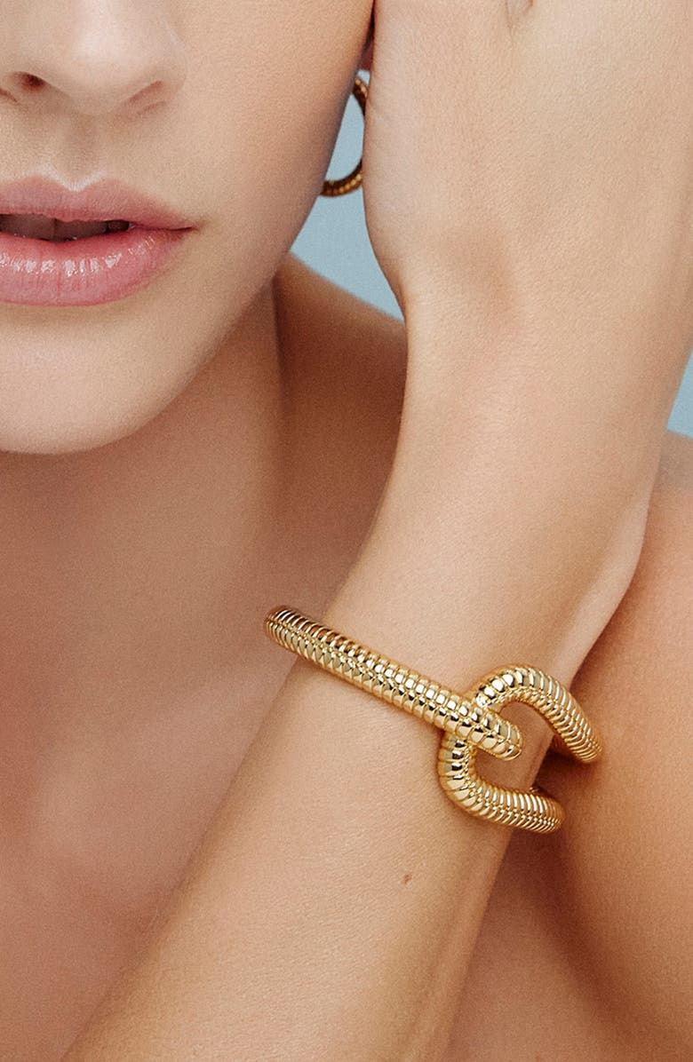 Jennifer Fisher Madison Avenue Cuff Bracelet, Alternate, color, Yellow Gold