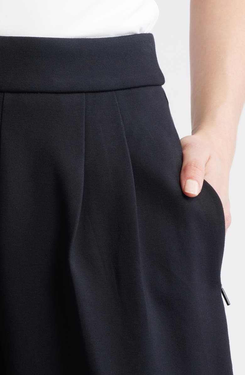 SPANX<sup>®</sup> Ponte Knit Pleated Tuxedo Pants, Alternate, color, Classic Black