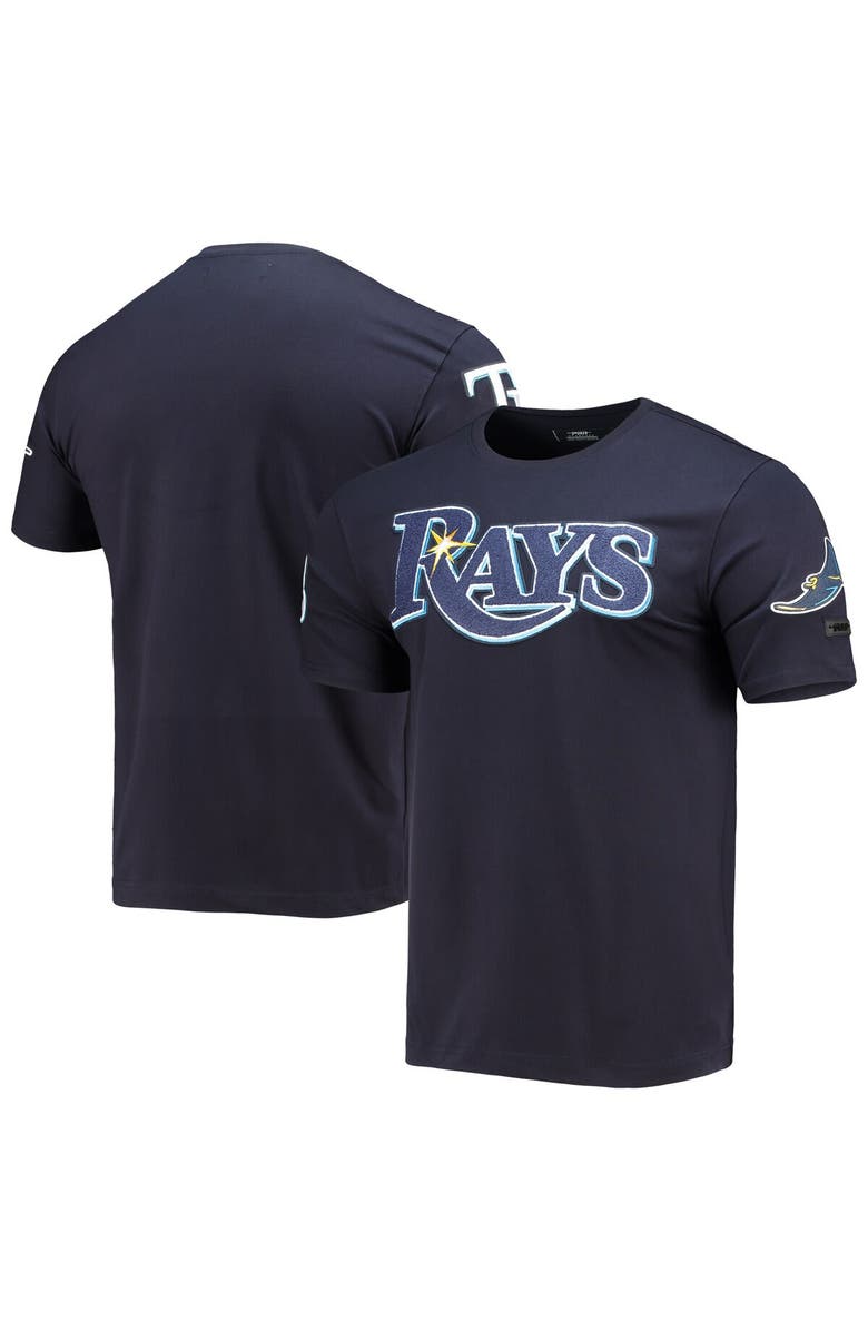 PRO STANDARD Men's Pro Standard Navy Tampa Bay Rays Team Logo T-Shirt, Main, color, Navy