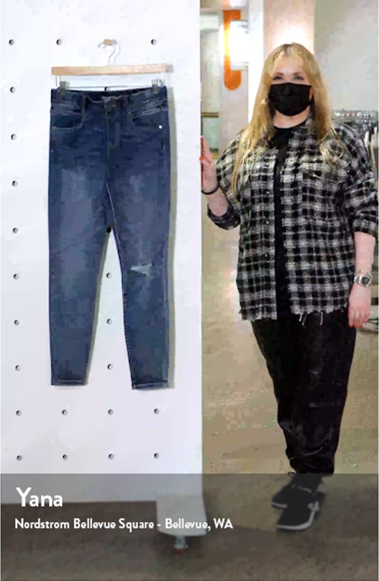 Gia Glider Pull-On Skinny Ankle Jeans, sales video thumbnail