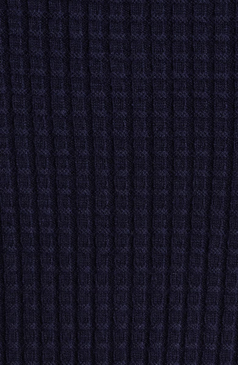 MANGO Textured Knit Cardigan, Alternate, color, Navy