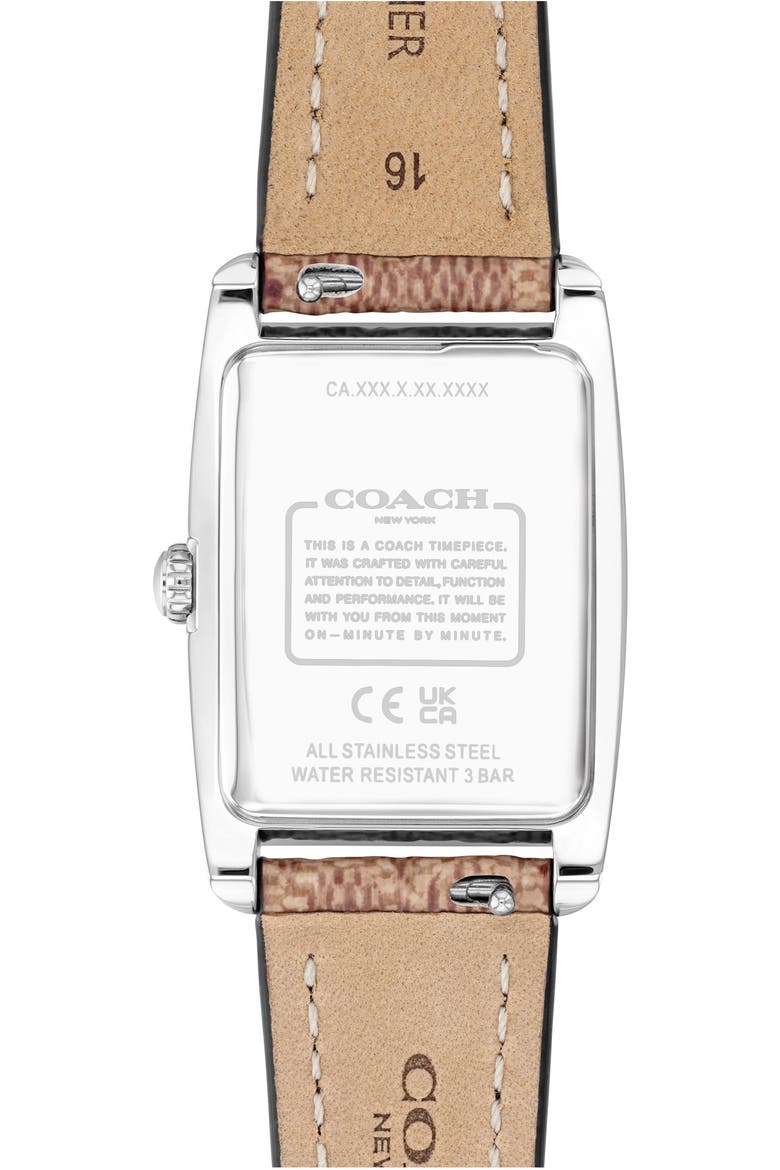 Vintage Coach Reese Watch with a Silver Case and Multi Color Leather Strap Coach Watch Reese 14504311 – Watches Of main image 4
