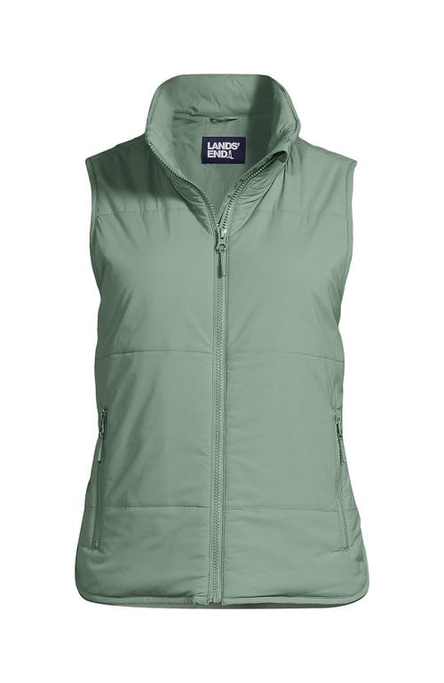 Lands' End Wanderfree Insulated Vest In Lily Pad Green