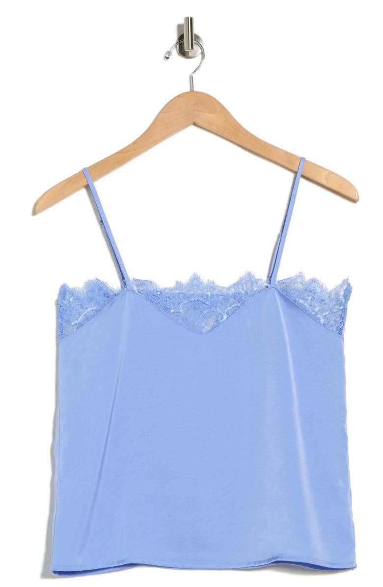 NSR Lace Trim Camisole, Alternate, color, Light Blue