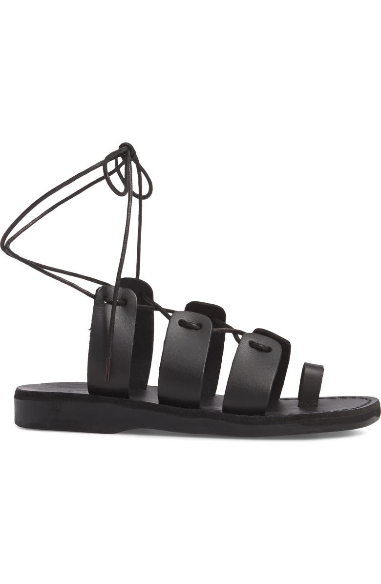 Jerusalem Sandals Deborah Wraparound Laces Sandal, Alternate, color,