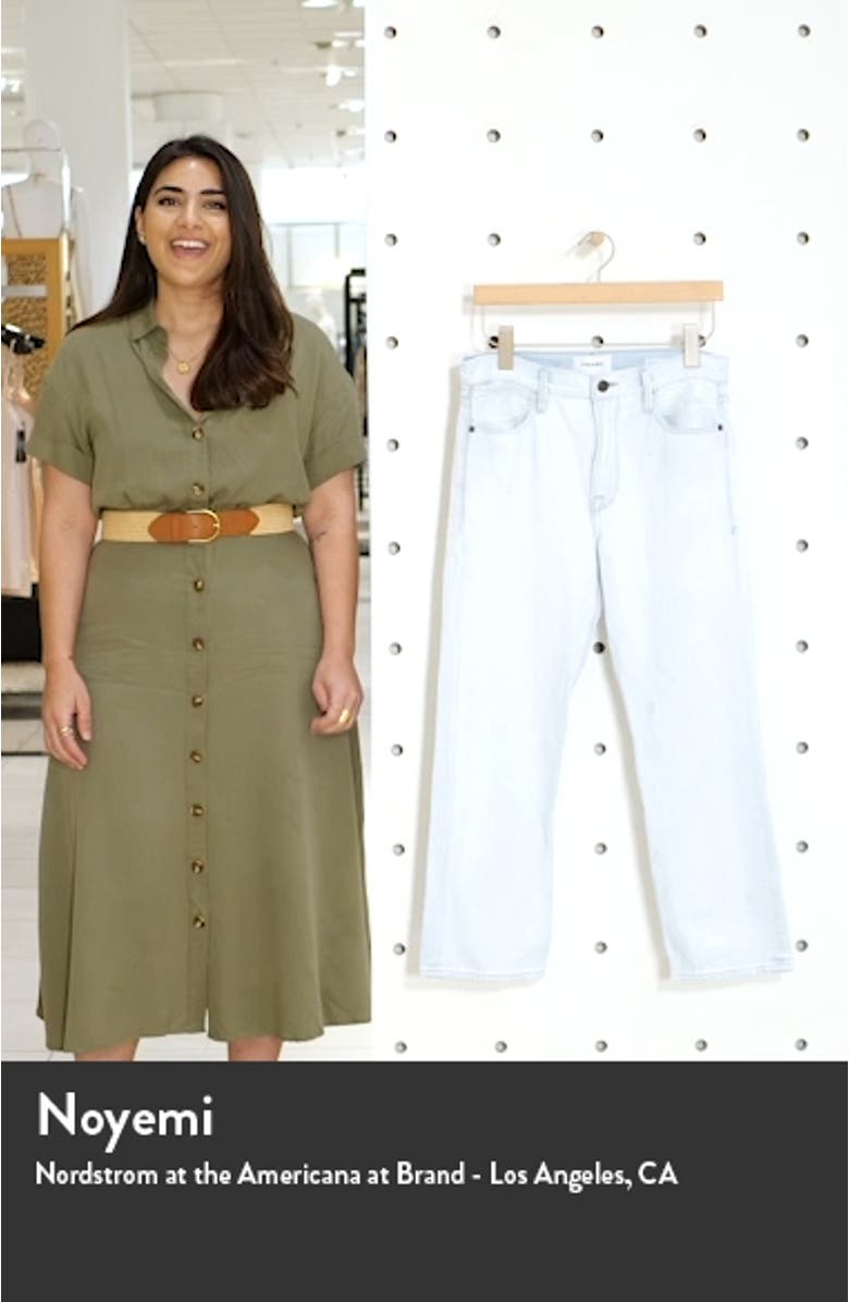 Le Hollywood Crop Straight Leg Jeans, sales video thumbnail