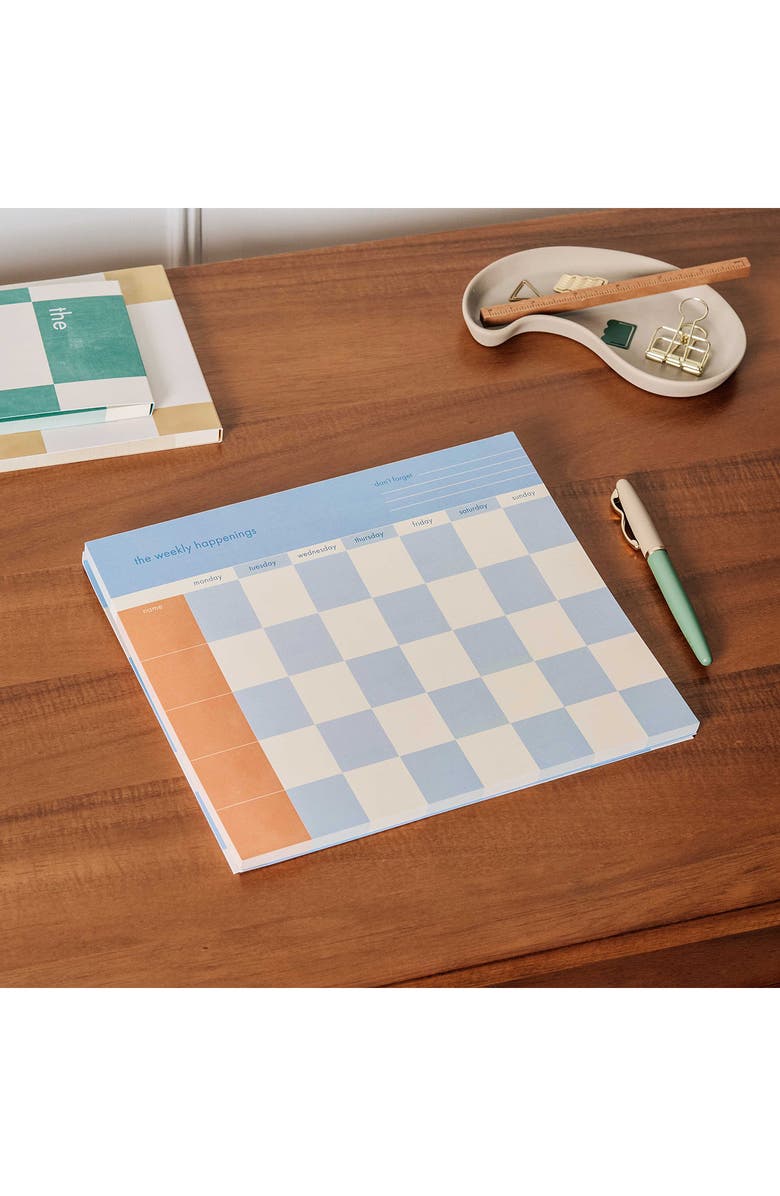 Papier Weekly Happenings List Pad, Alternate, color, 
