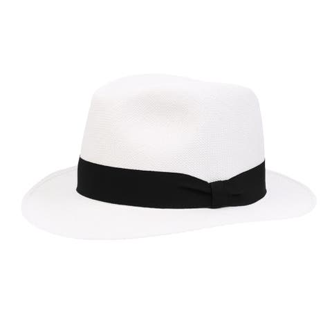 Men's Paja Toquilla Straw Panama Hat with Grosgrain Band