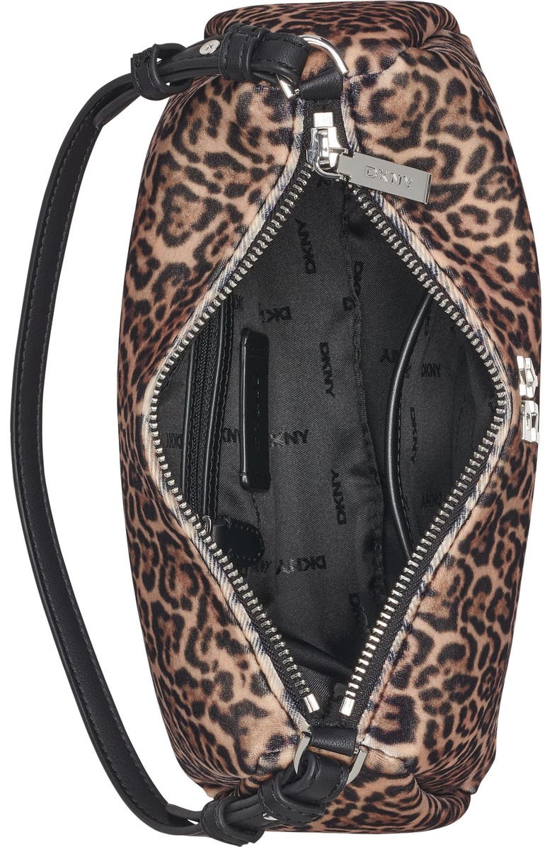 DKNY Remy Leopard Top-Zip Shoulder Bag, Alternate, color,