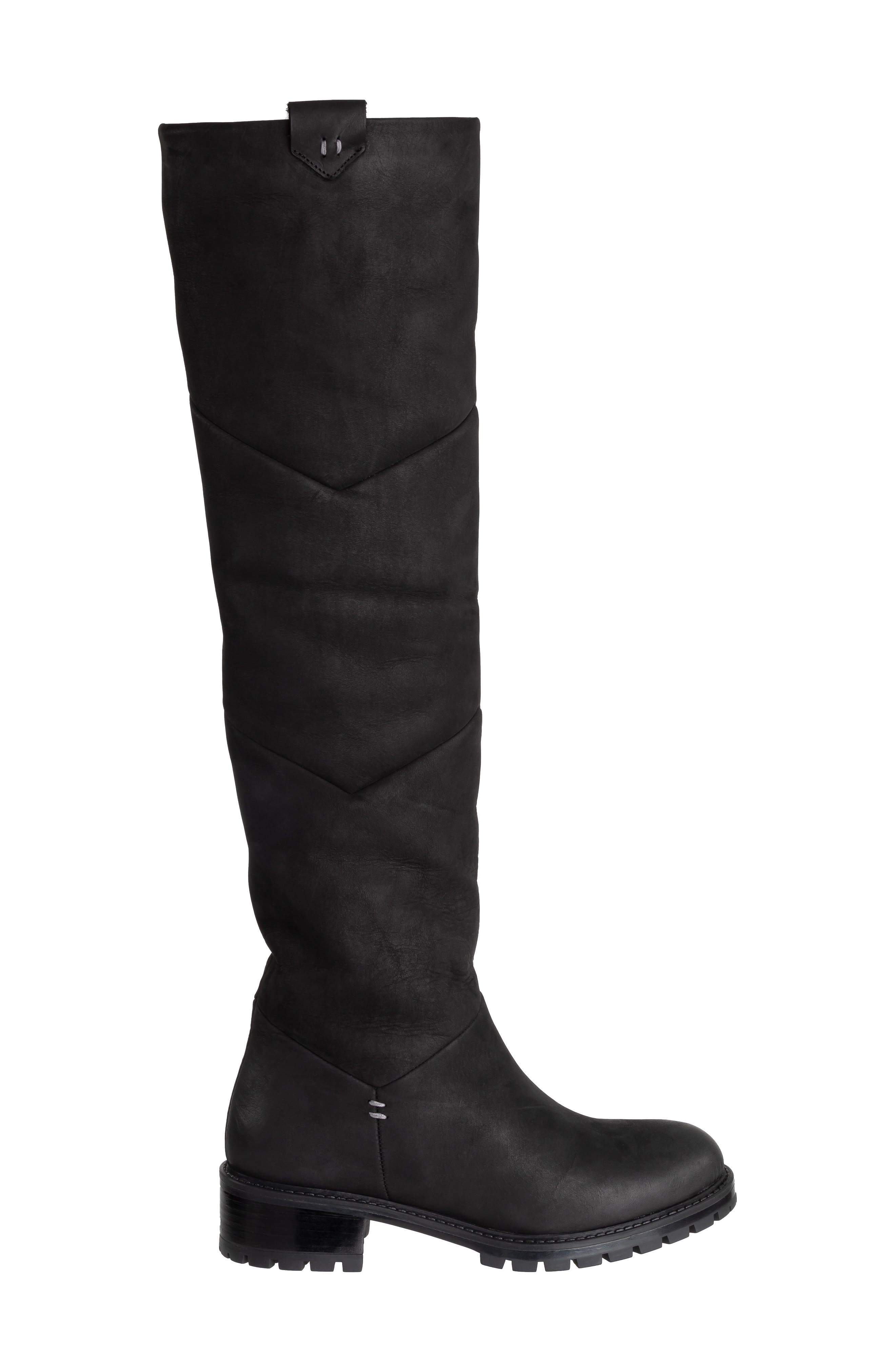 Ross & Snow Elena Weatherproof Genuine Shearling Lined Knee High Boot, Alternate, color, 
