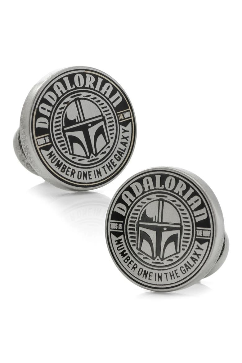 Star Wars™ Mandalorian Jacquard Stripe Tie & Cuff Links Set, Alternate, color, BLUE MULTI