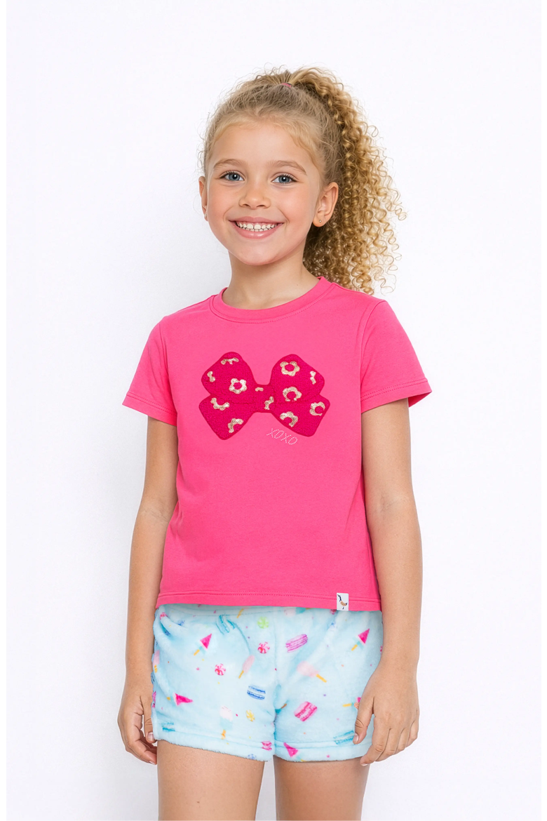 Plush Sweets and Popsicles loungewear Shorts, Alternate, color, Mint
