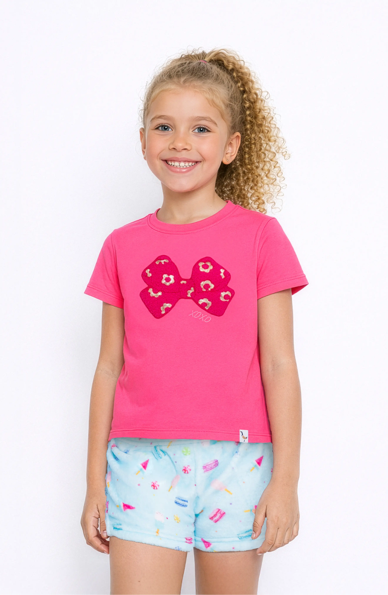 Preppy Goose Plush Sweets and Popsicles loungewear Shorts, Alternate, color, Mint
