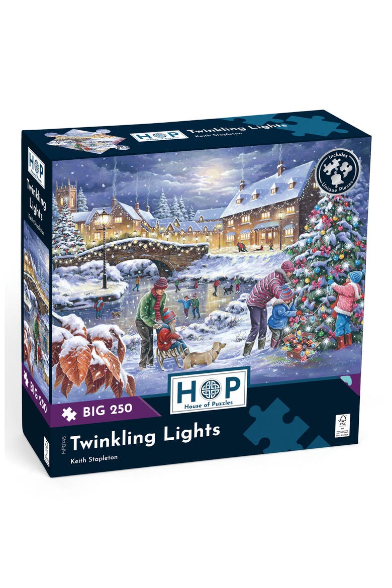 Twinkling Lights Big 250-Piece Jigsaw Puzzle, Main, color, NONE