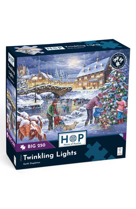 Twinkling Lights Big 250-Piece Jigsaw Puzzle